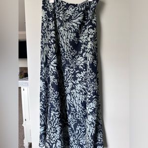 Two sided navy blue skirt